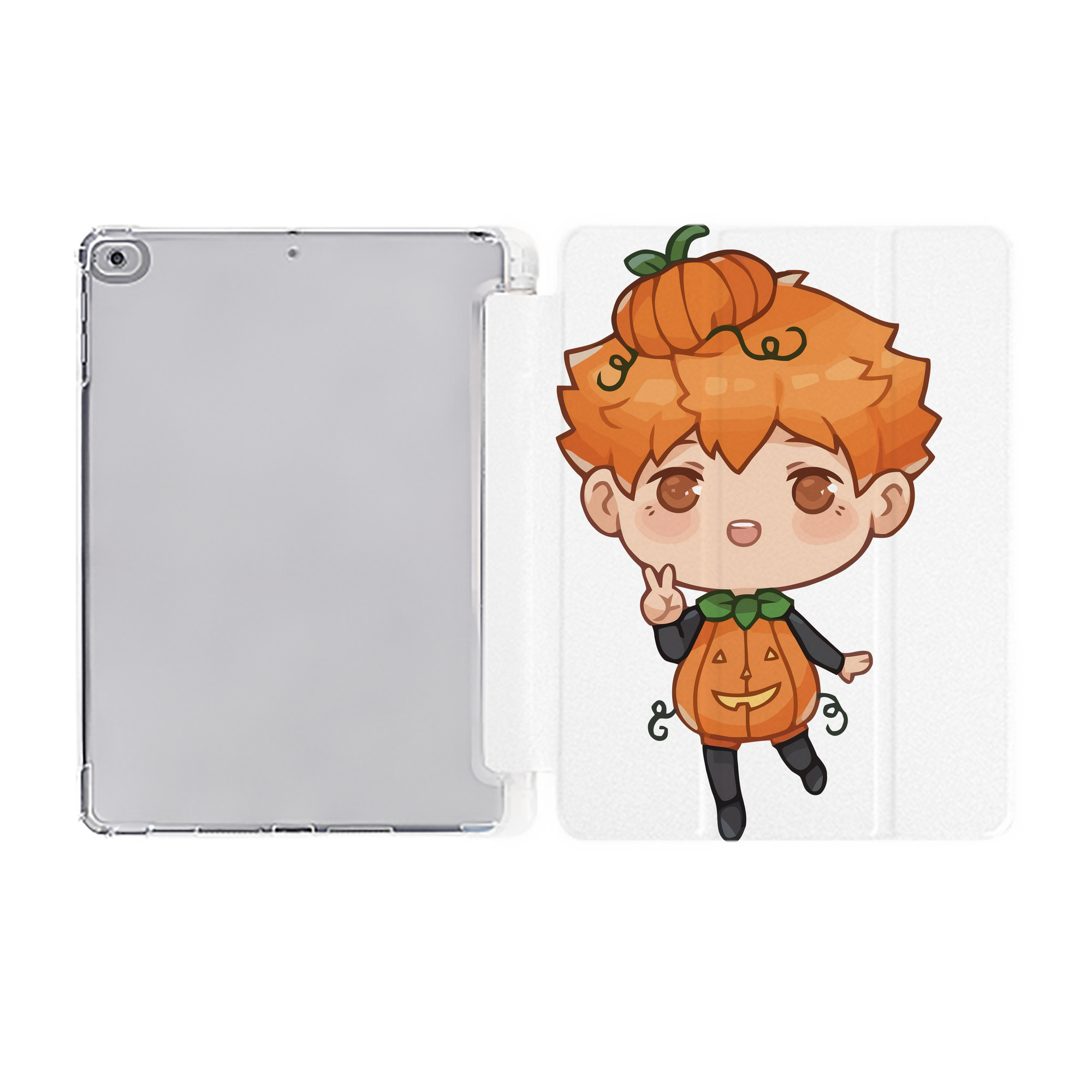 （画像用） ハイキュー!! Haikyu!! IPad ケース ペン収納付き 三つ折りスタンド PUレザー×シリコン 対応機種9.5/10.5/10.9インチ